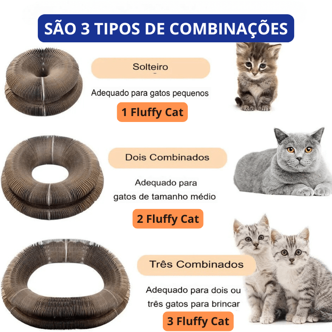 Fluffy Cat® | O Brinquedo Que Vai Transformar o Dia do Seu Gato + Brinde