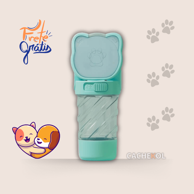 AquaPet Pro 3 em 1: A Garrafa Pet Multifuncional | Brinde + Frete Grátis