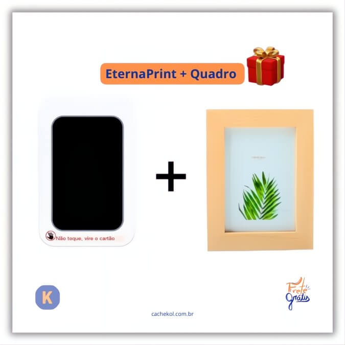 EternaPrint® | Sua Eterna Lembrança | Porta Retrato Brinde + Frete Grátis