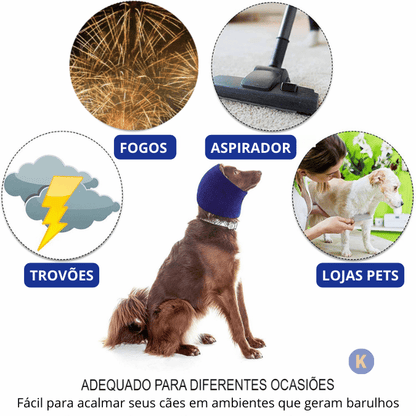 Protetor Auricular Canino | PetSafe® Conforto e tranquilidade + Frete Grátis