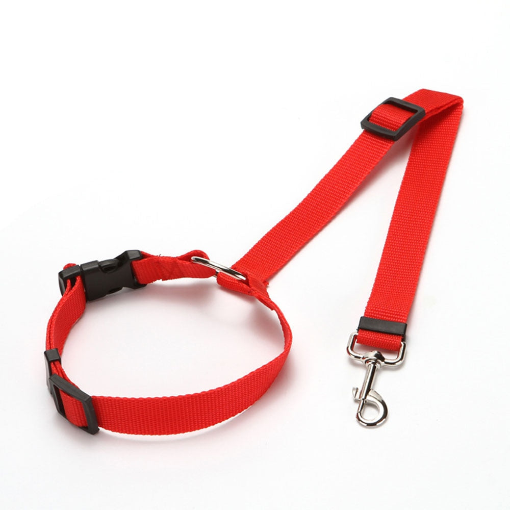 Cinto de Segurança Pet com Guia e Coleira | DOG-SAFE 3 em 1